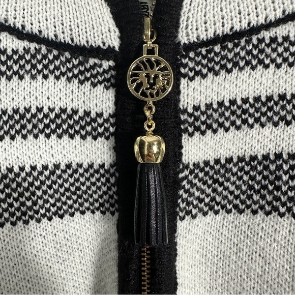 Anne Klein L/XL zip front cape/poncho, plaid, acrylic, layer, transitional - Picture 2 of 13